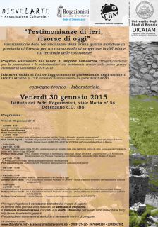 Testimonianze di ieri, risorse di oggi