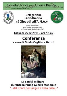 La Sanità Militare durante la Prima guerra mondiale