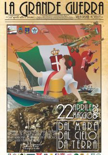 LOCANDINA MOSTRA LA GRANDE GUERRA VILLA PISANI MONSELICE