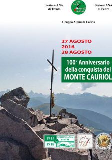 100° Anniversario della conquista del Monte Cauriol