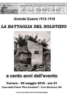 Locandina conferenza Battaglia del Solstizio