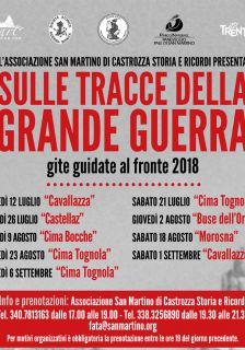 Sulle tracce della Grande Guerra gite guidate al fronte 2018