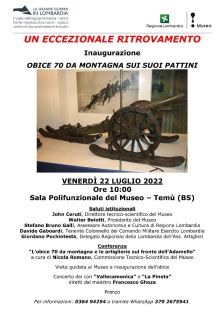Inaugurazione obice 70 montagna - Museo Temù (BS)